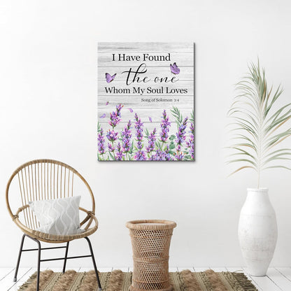 Blue and Yellow Floral Framed Canvas Wall Art, 16L X 12W inch | Rustic Wildflower Green Leaf Butterfly Flower Pictures Wall Decor Living Room Bedroom Bathroom Wall Art Ready to Hang