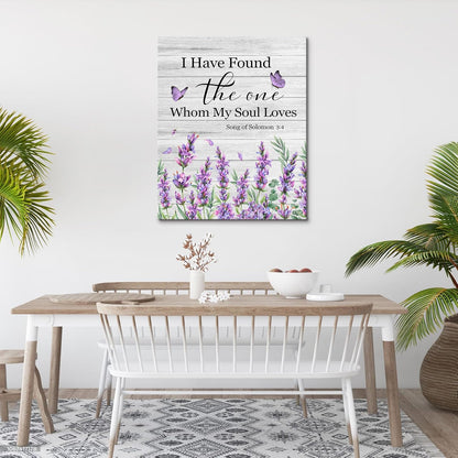Blue and Yellow Floral Framed Canvas Wall Art, 16L X 12W inch | Rustic Wildflower Green Leaf Butterfly Flower Pictures Wall Decor Living Room Bedroom Bathroom Wall Art Ready to Hang