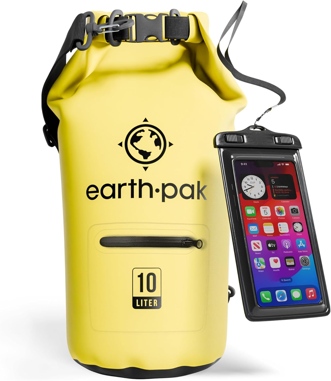 Waterproof Dry Bag with Zippered Pocket - Waterproof Dry Bag Backpack Keeps Gear Dry