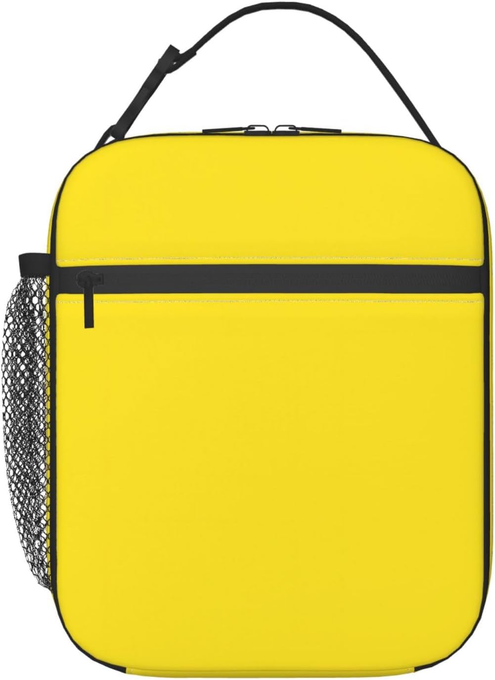 Yellow Lunch Box for Women Men Reusable Insulated Portable Lunch Bag Cooler Thermal Leakproof Tote Lunchbox for Adults Office Work Picnic Travel