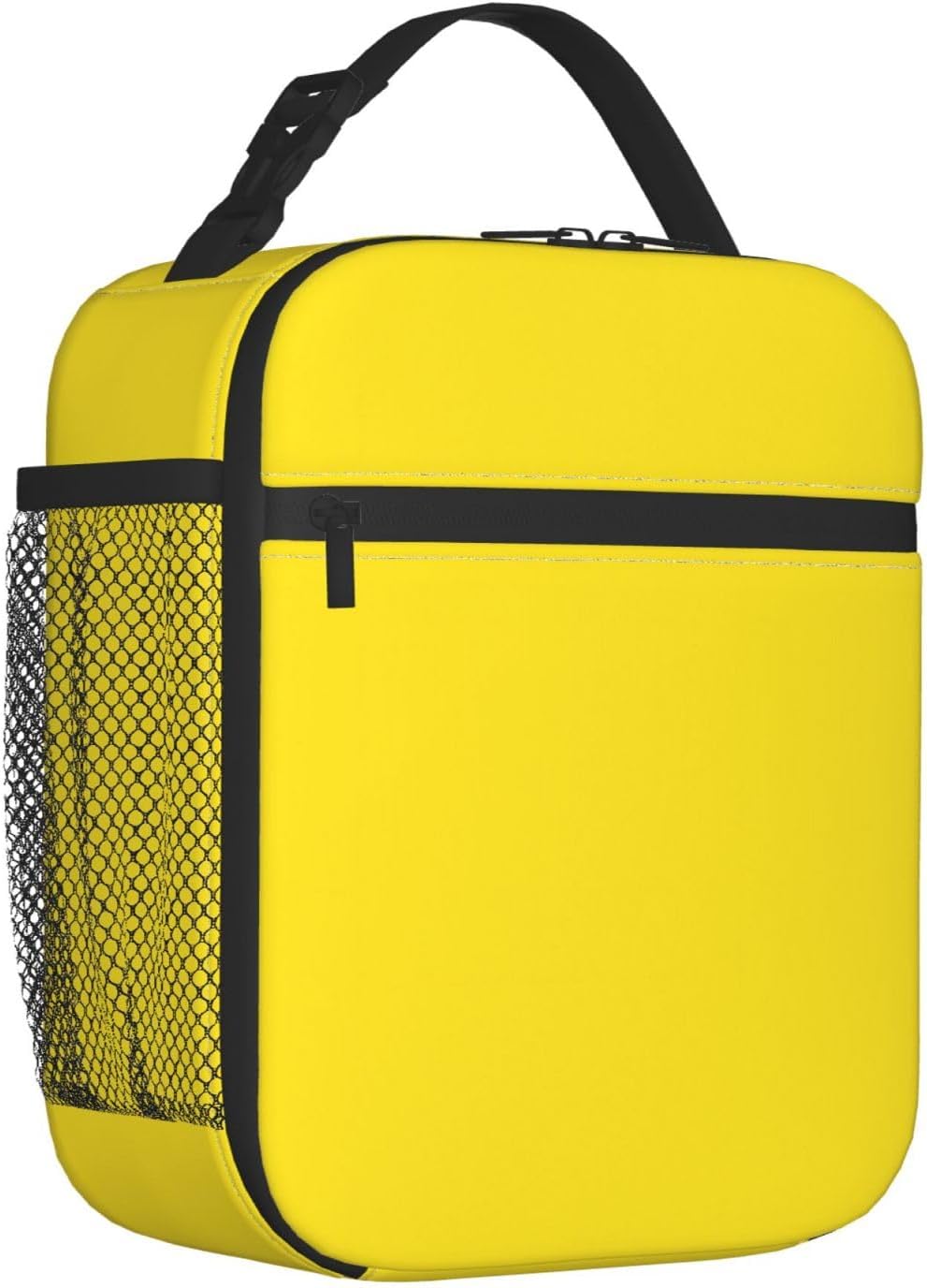 Yellow Lunch Box for Women Men Reusable Insulated Portable Lunch Bag Cooler Thermal Leakproof Tote Lunchbox for Adults Office Work Picnic Travel
