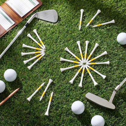 Golf Tees Bulk Wood | Wooden Bamboo, for Men Balls Accessories