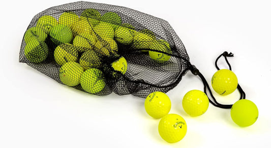 Recycled & Used Callaway Golf Balls - Colored, Yellow - Good Condition - Great for Women & Men - Bulk