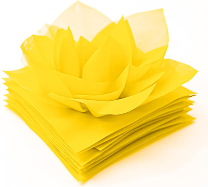 150 Sheets Yellow Tissue Paper for Gift Bags Bulk 14x20 Inch - Yellow Wrapping Paper for Gifts Wrap Mothers Day, Bouquet, Wedding, Birthday, DIY, Holiday, Thanksgiving & Christmas Decorations