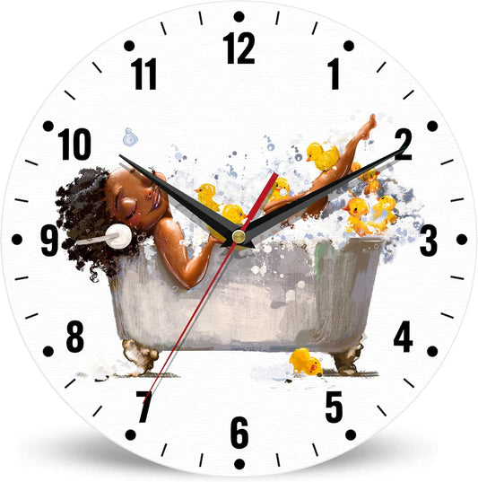 Wall Clocks,Lemon Yellow Fruits 10 Inch Wall Clock,Summer Small Battery Operated Wall Clocks Decorative for Kitchen/Living Room/Bedroom/Bathroom/Dining Room