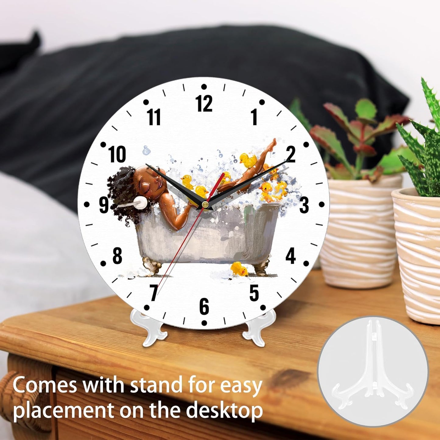 Wall Clocks,Lemon Yellow Fruits 10 Inch Wall Clock,Summer Small Battery Operated Wall Clocks Decorative for Kitchen/Living Room/Bedroom/Bathroom/Dining Room