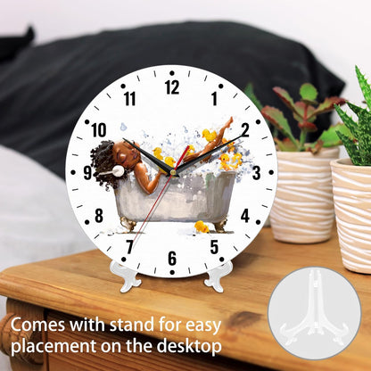 Wall Clocks,Lemon Yellow Fruits 10 Inch Wall Clock,Summer Small Battery Operated Wall Clocks Decorative for Kitchen/Living Room/Bedroom/Bathroom/Dining Room