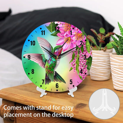 Wall Clocks,Lemon Yellow Fruits 10 Inch Wall Clock,Summer Small Battery Operated Wall Clocks Decorative for Kitchen/Living Room/Bedroom/Bathroom/Dining Room