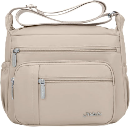 Womens CrossbodyBags Nylon Waterproof Handbags Shoulder Purses Roomy Multiple Pockets Pocketbooks