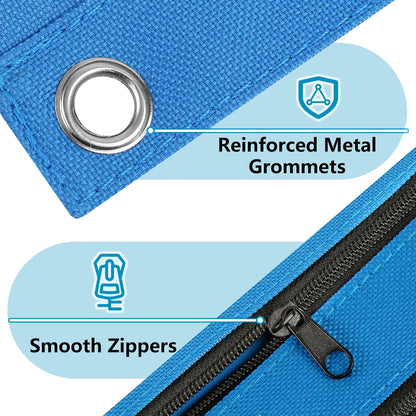 Adorable Zipper Pencil Pouch, Cute Zipper Pouch for 3-ring Binders, Sturdy Binder Pouch with Smooth Zippers, Perfect for Students & Back to School, Portable Pencil Bag, Yellow