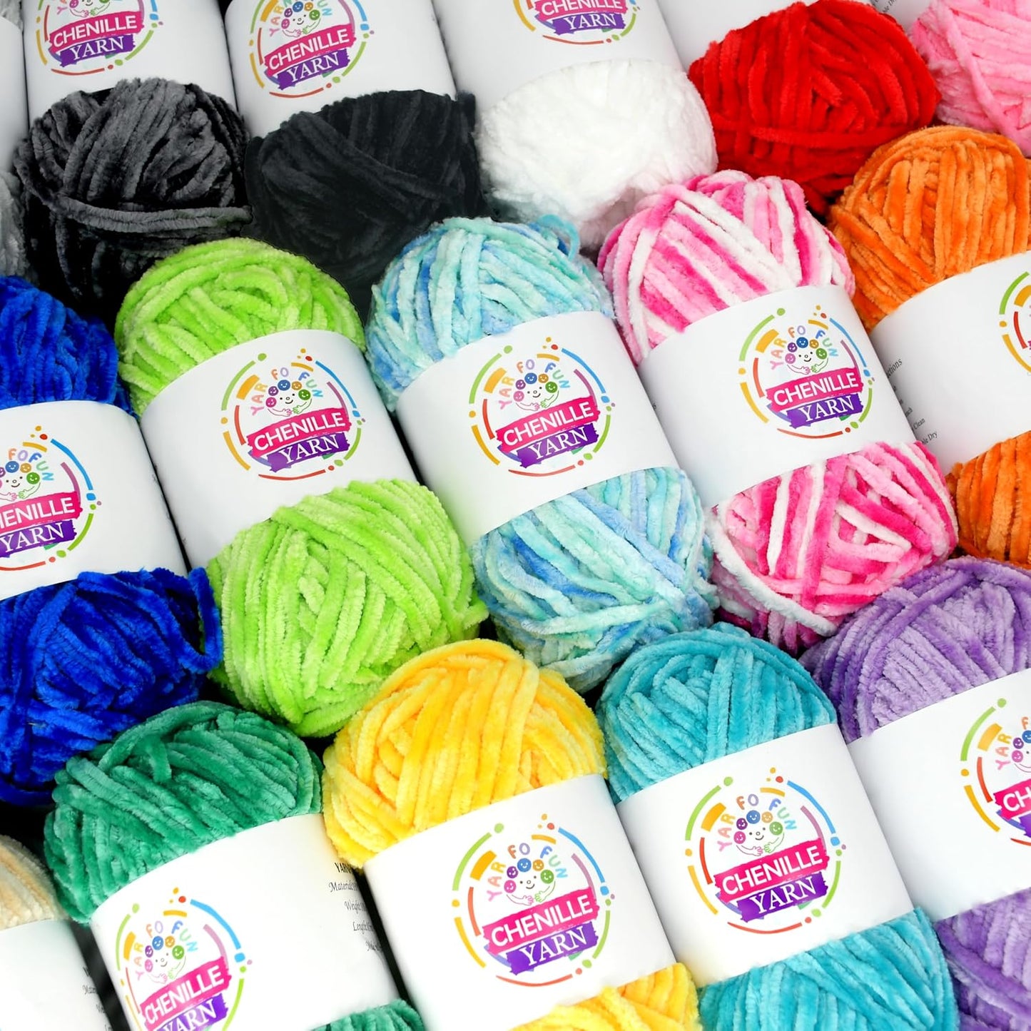 100g Velvet Chenille Yarn for Crocheting,Yellow Fluffy Velvet Plush Yarn Thick Soft Chunky Chenille Yarn Baby Blanket Yarn for Crocheting Knitting Beginners（Yellow）