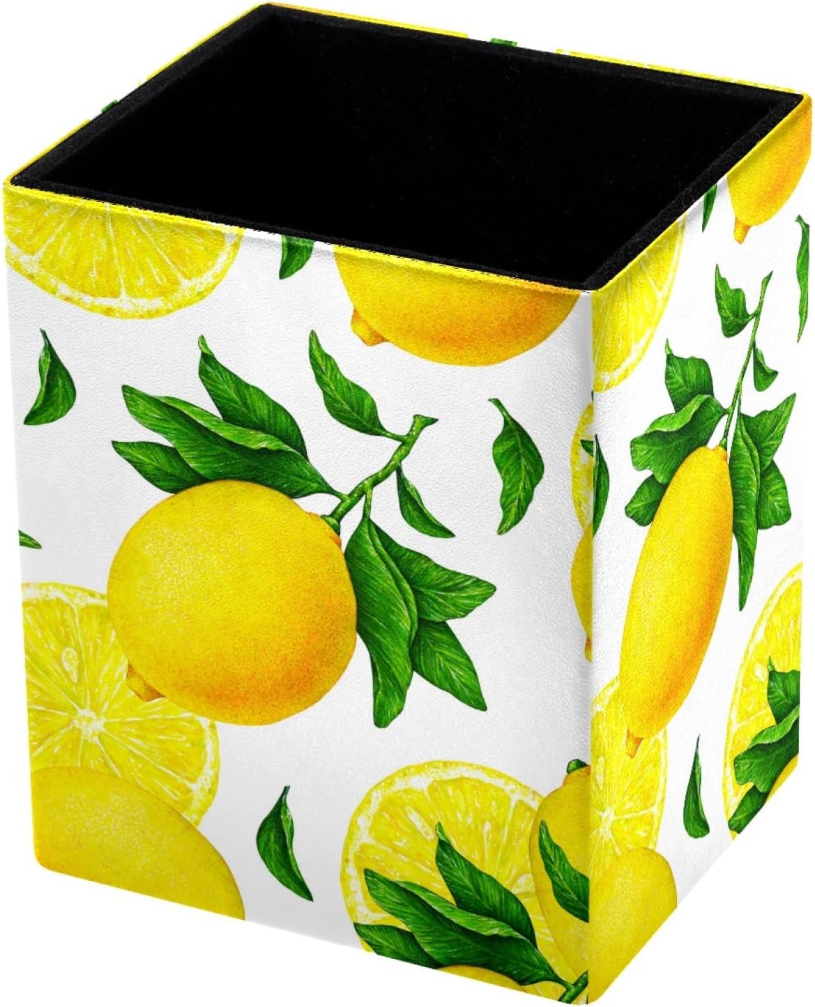 Pen Holder For Your Desk, Pencil Holder Organizes All Pens, Fruit Citrus Yellow Lemon Pen Cup For Your Office Decor