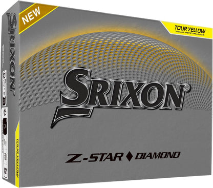 Z-Star Diamond Golf Balls, Diamond 3, Yellow