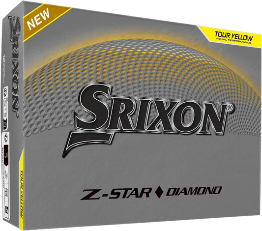 Z-Star Diamond Golf Balls, Diamond 3, Yellow