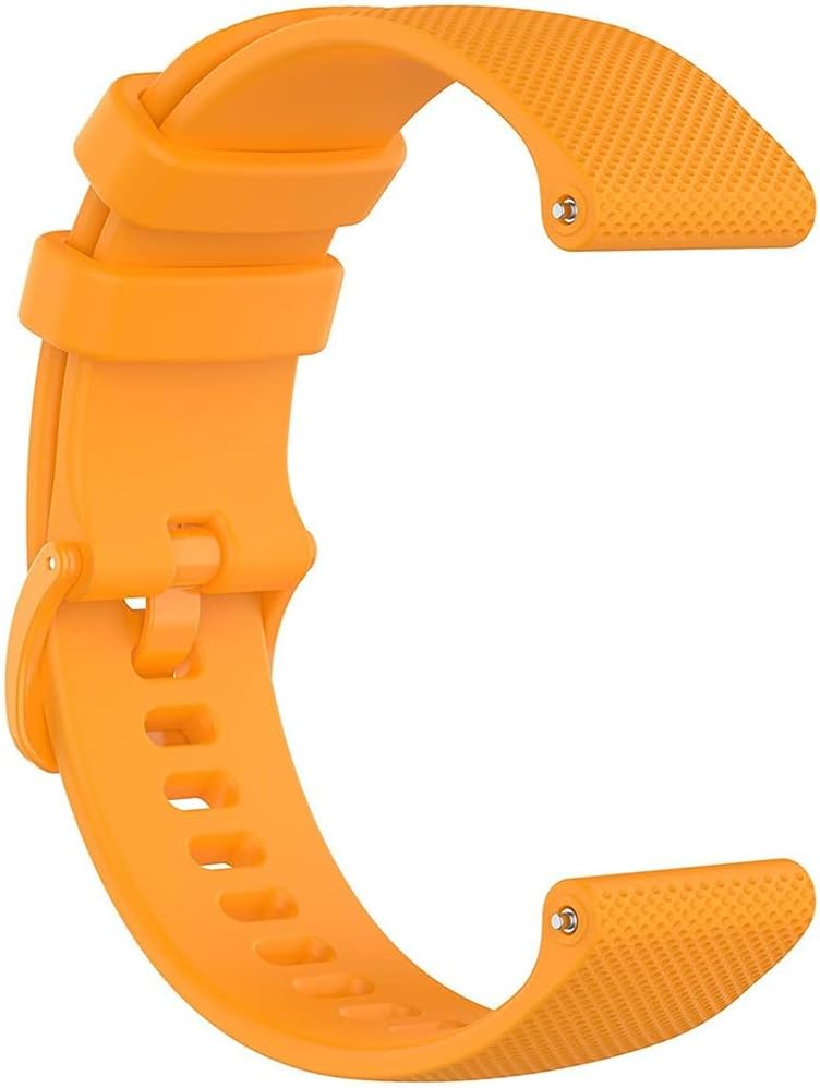 16mm-20mm silicone Replacement watch band with Quick Release for Smart watch and id Bracelets (Just band)