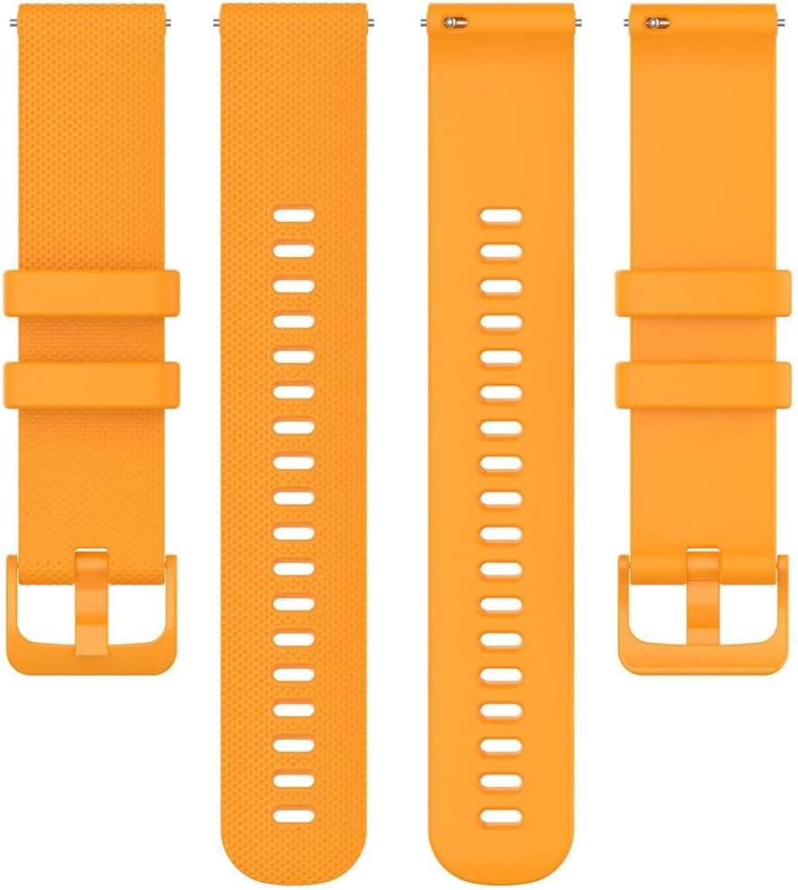 16mm-20mm silicone Replacement watch band with Quick Release for Smart watch and id Bracelets (Just band)