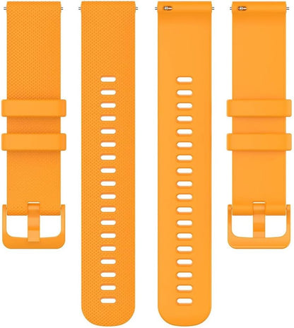 16mm-20mm silicone Replacement watch band with Quick Release for Smart watch and id Bracelets (Just band)