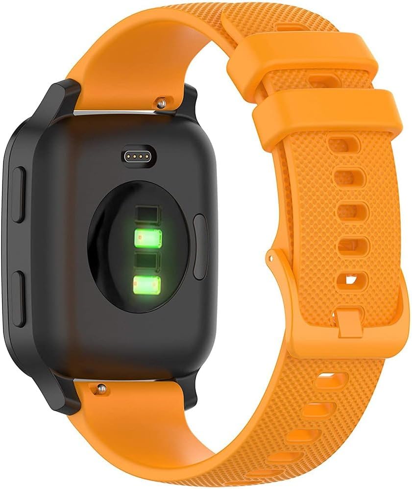 16mm-20mm silicone Replacement watch band with Quick Release for Smart watch and id Bracelets (Just band)