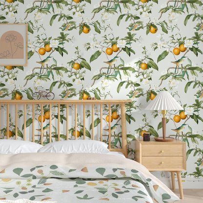 Vintage Bird Leaf Floral Wallpaper Peel and Stick 17.5" x 118",Blue | Self Adhesive/Removable/Waterproof/Thick Vinyl Contact Paper for Bathroom Bedroom Shelf Cabinet Drawer,Prepasted,Easy Peel