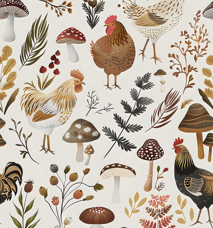 Vintage Bird Leaf Floral Wallpaper Peel and Stick 17.5" x 118",Blue | Self Adhesive/Removable/Waterproof/Thick Vinyl Contact Paper for Bathroom Bedroom Shelf Cabinet Drawer,Prepasted,Easy Peel