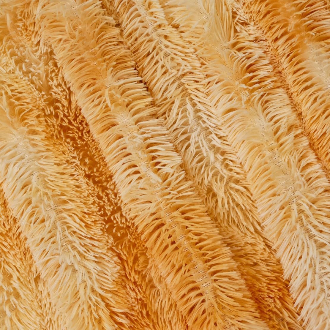 Plush Super Soft Blanket Bedding Sofa Cover Furry Fuzzy Fur Warm Throw Qulit Cozy Couch Blanket for Winter (63"x79",Tie Dye Yellow)