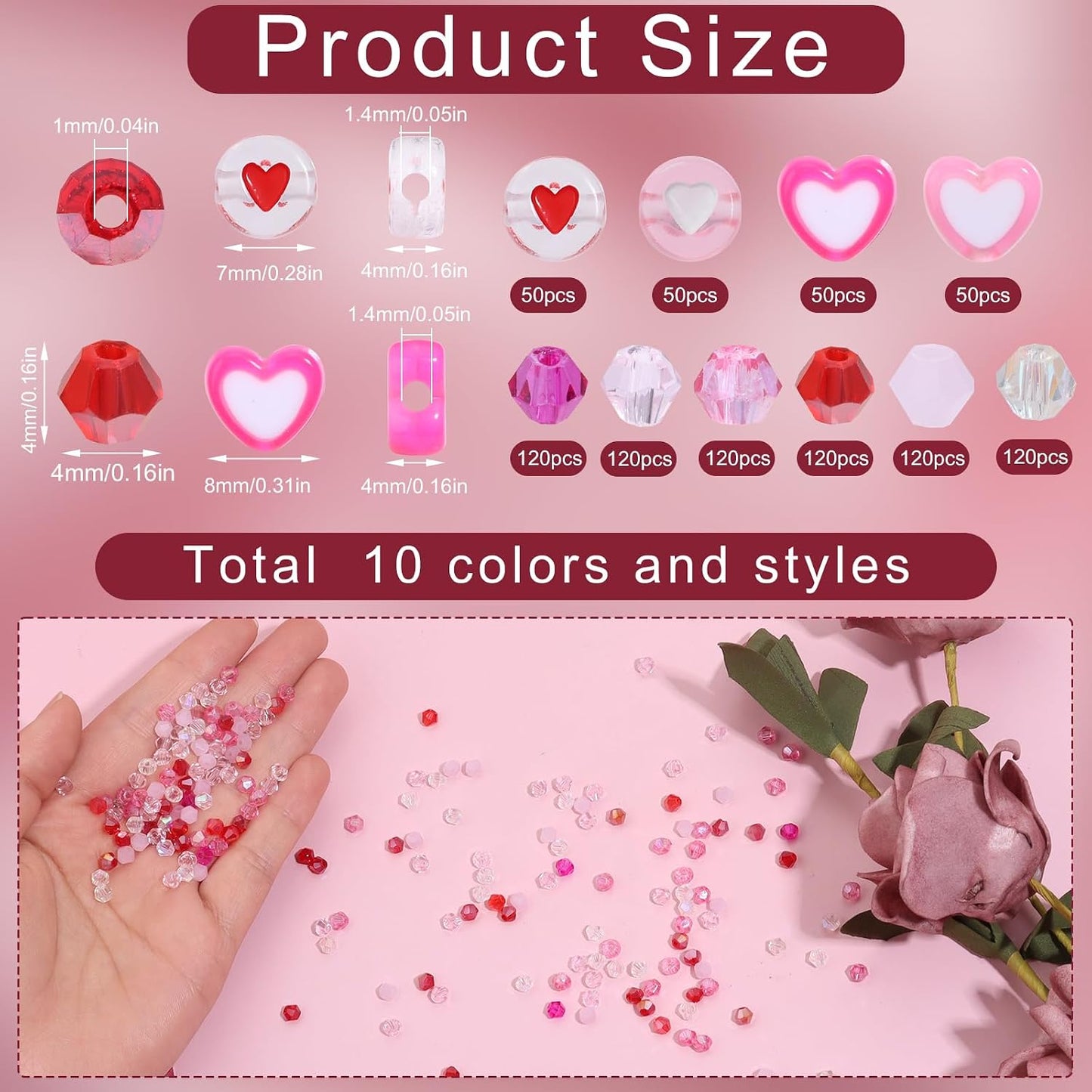 1000Pcs 4mm Faceted Crystal Glass Bicone Beads Loose Bead for DIY Bracelet Necklace Earring Keychain Jewelry Making,Yellow AB