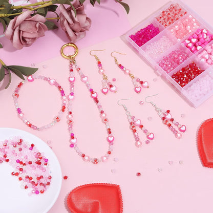 1000Pcs 4mm Faceted Crystal Glass Bicone Beads Loose Bead for DIY Bracelet Necklace Earring Keychain Jewelry Making,Yellow AB