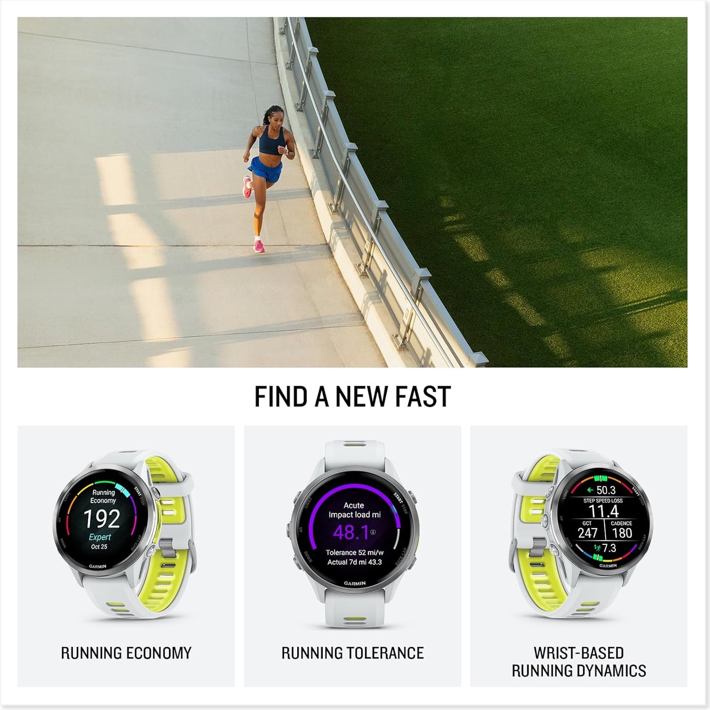 Garmin Forerunner 970 (Amp Yellow) Triathlon GPS Smartwatch Earbuds Bundle | Built for Triathlons & Advanced Runners, AMOLED Display, 26HR Batt | Includes Wireless Earbuds & Screen Protectors