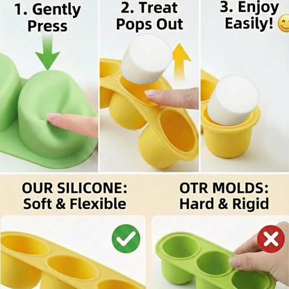 1 Pack Dog Toys for Aggressive Chewers Yellow | Frozen treat toy: freeze snacks inside for up to 20 min of chew time. Food-grade nylon & coffee wood, BPA-free.