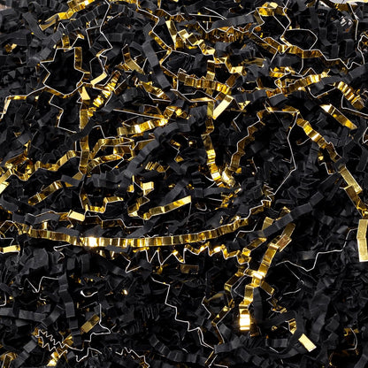 1 LB Crinkle Paper Filler Yellow Shredded Paper for Gift Box Basket | Gift Basket Bag Filler - Grass Cushion Stuffing for Christmas Holiday Gift Wrapping Lemon Crinkle Cut Paper Shred Filler