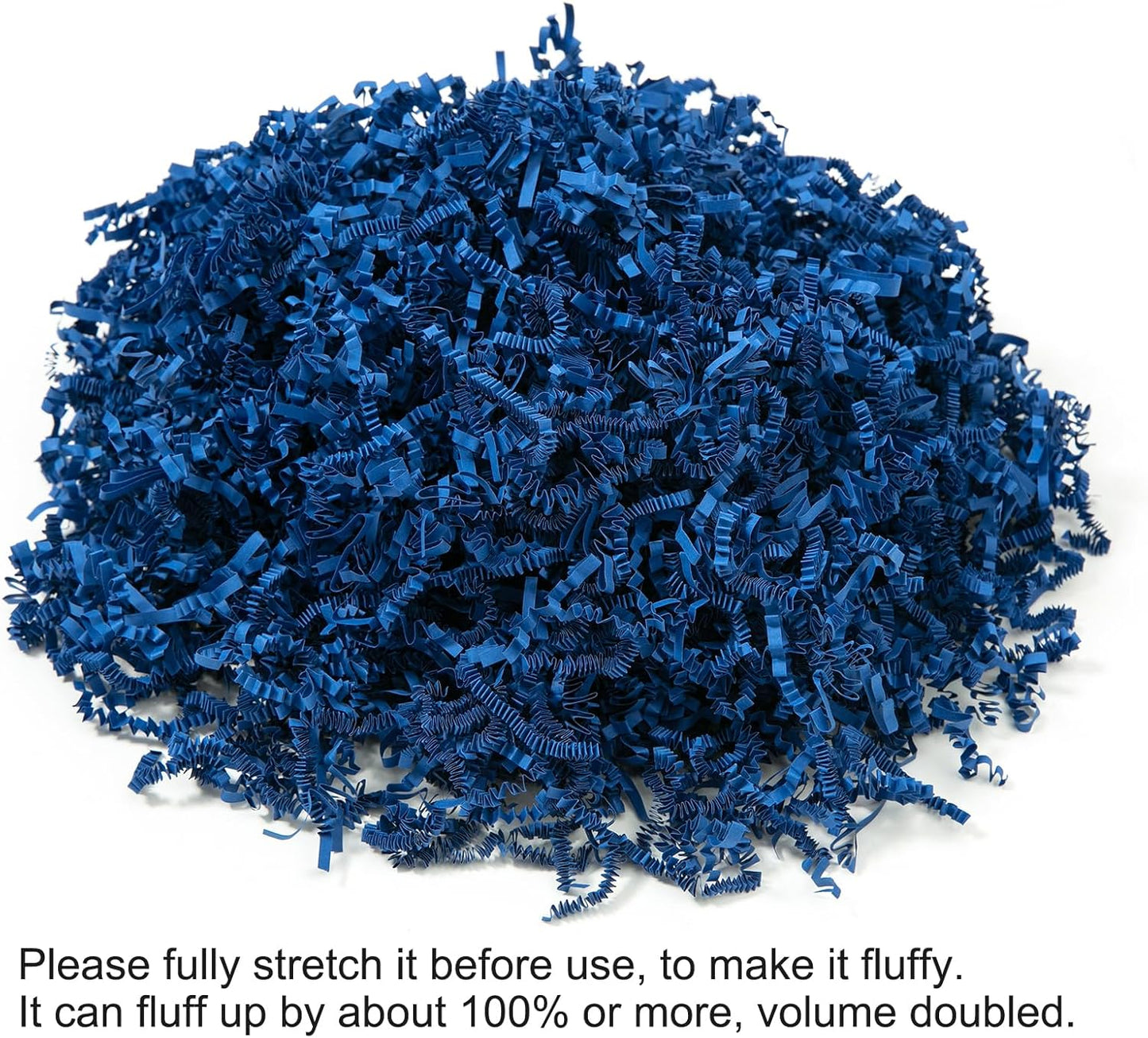 1 LB Crinkle Paper Filler Yellow Shredded Paper for Gift Box Basket | Gift Basket Bag Filler - Grass Cushion Stuffing for Christmas Holiday Gift Wrapping Lemon Crinkle Cut Paper Shred Filler