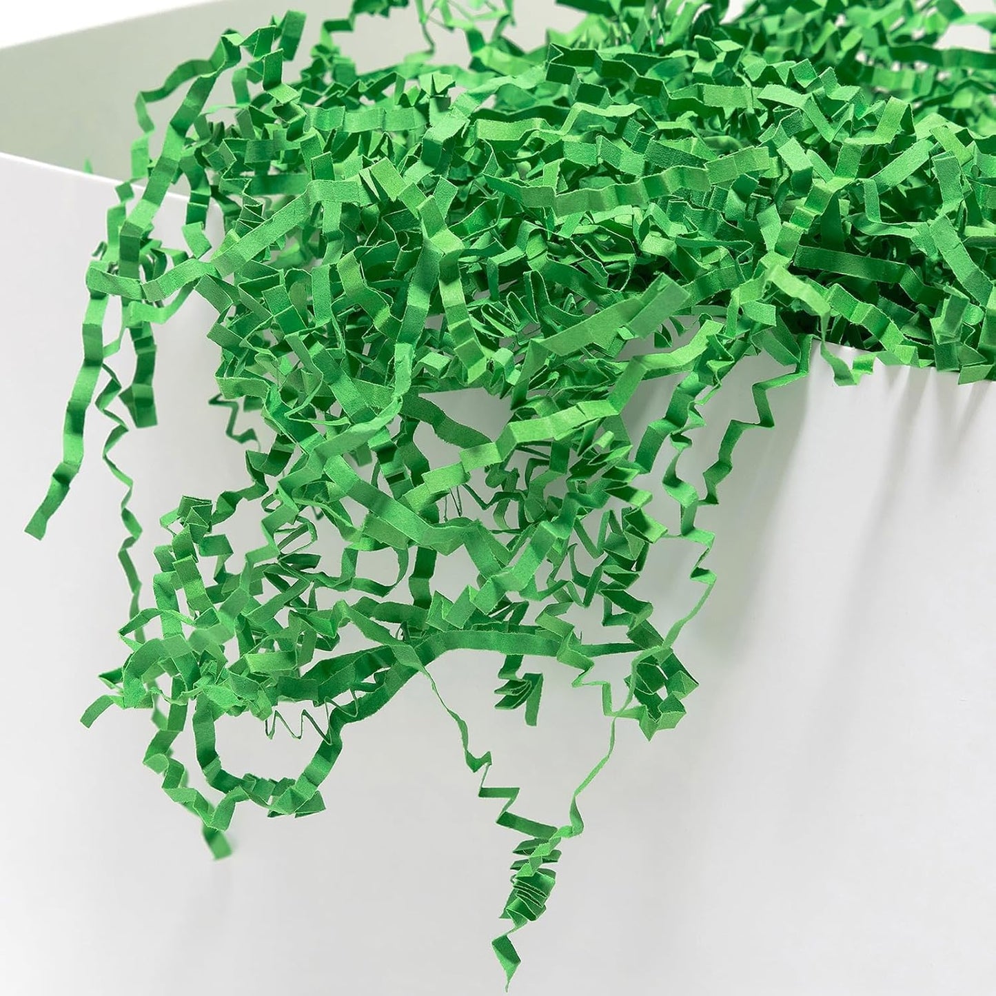 1 LB Crinkle Paper Filler Yellow Shredded Paper for Gift Box Basket | Gift Basket Bag Filler - Grass Cushion Stuffing for Christmas Holiday Gift Wrapping Lemon Crinkle Cut Paper Shred Filler