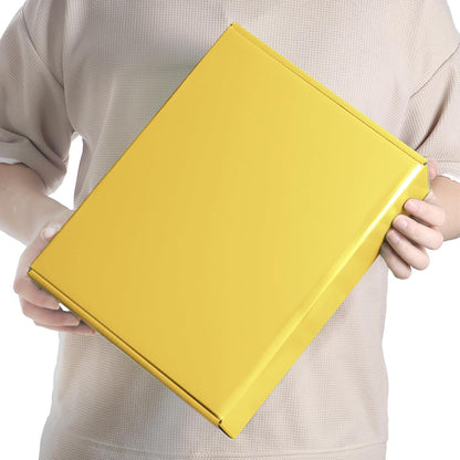 20 Pack 12x9x4 in Cardboard Shipping Boxes, Lemon Yellow Gift Box | Bright Color, Tuck Top, Quick Fold, Easy Assemble, Shape Well, Single Corrugated, Shirt, Shoe, Small Business Packaging