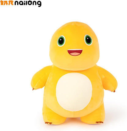 Nailong Dinosaur Stuffed Animal,9“ Cute Yellow Dinosaur Plush Soft Dino Stuffed Animals Dino Plushie Toys for Boys Girls Kids Baby Toddlers（Happy）