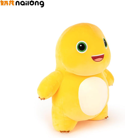 Nailong Dinosaur Stuffed Animal,9“ Cute Yellow Dinosaur Plush Soft Dino Stuffed Animals Dino Plushie Toys for Boys Girls Kids Baby Toddlers（Happy）