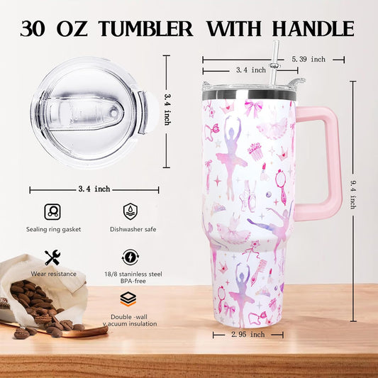 30 oz Stainless Steel Tumbler with lid and Straw,Yellow CoffeeTravel Mug Cup Water Botter, Lemon Gifts for Lemon Lovers - Colors A