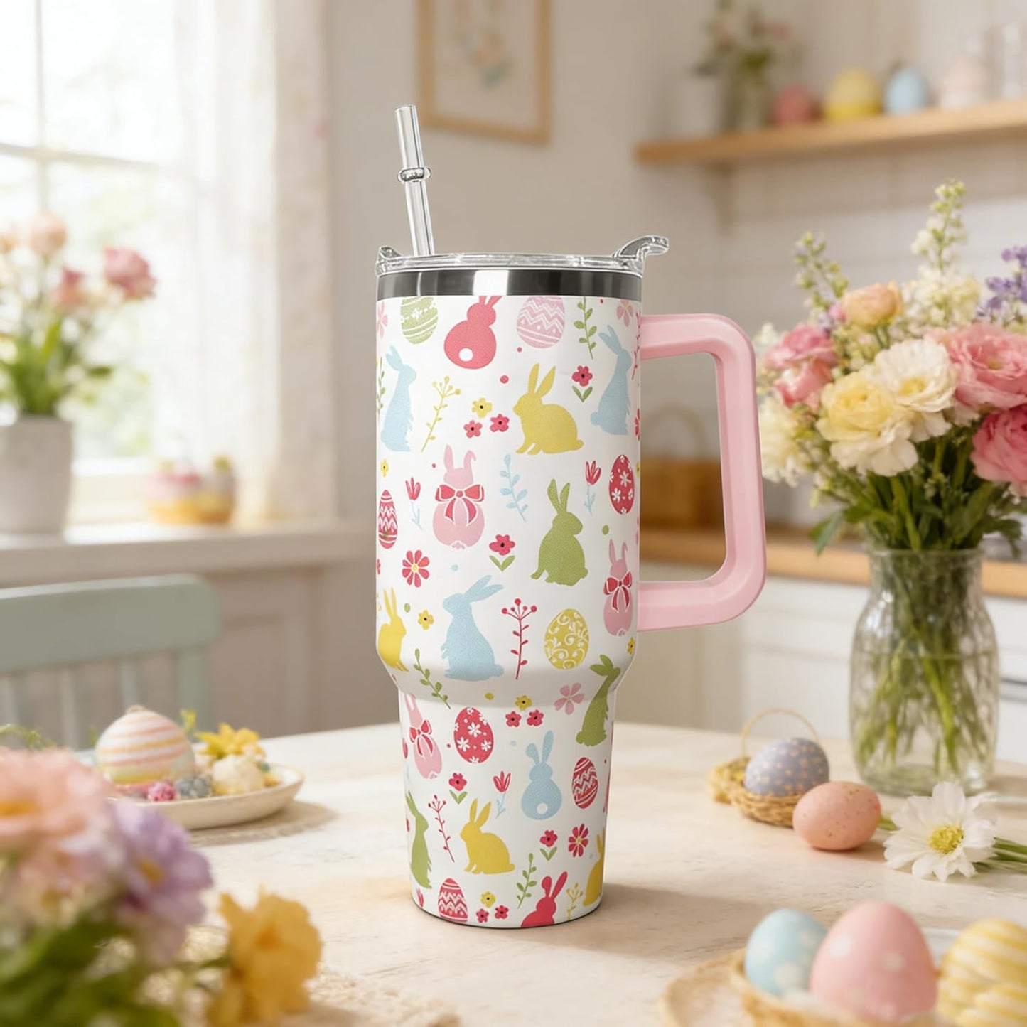 30 oz Stainless Steel Tumbler with lid and Straw,Yellow CoffeeTravel Mug Cup Water Botter, Lemon Gifts for Lemon Lovers - Colors A