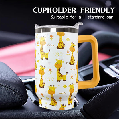 30 oz Stainless Steel Tumbler with lid and Straw,Yellow CoffeeTravel Mug Cup Water Botter, Lemon Gifts for Lemon Lovers - Colors A