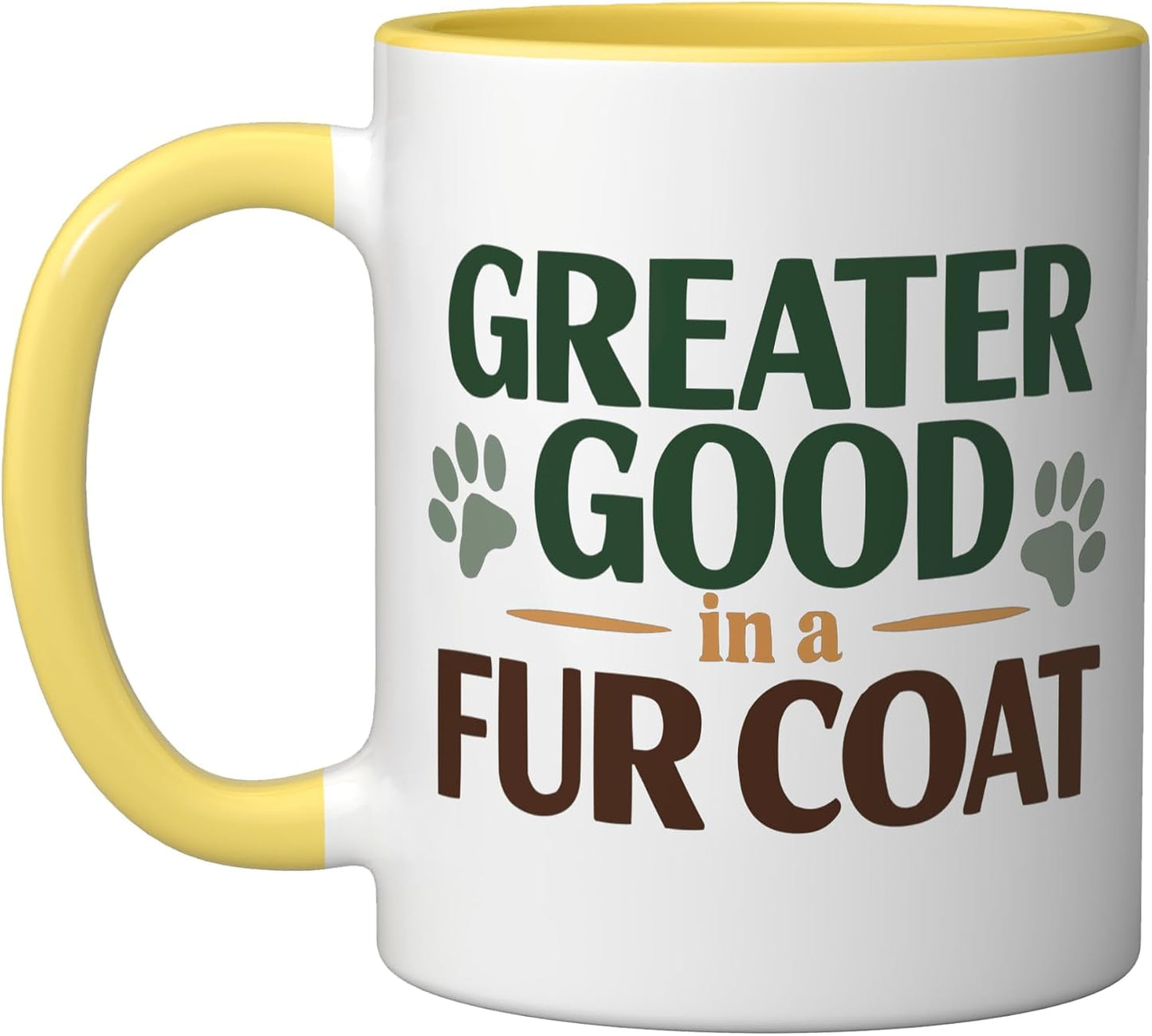 Veterinary Surgeon Veterinarian Pet Animal Care Ceramic Mug, Yellow/White, 11oz