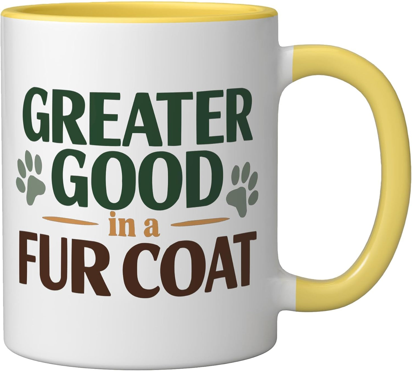 Veterinary Surgeon Veterinarian Pet Animal Care Ceramic Mug, Yellow/White, 11oz