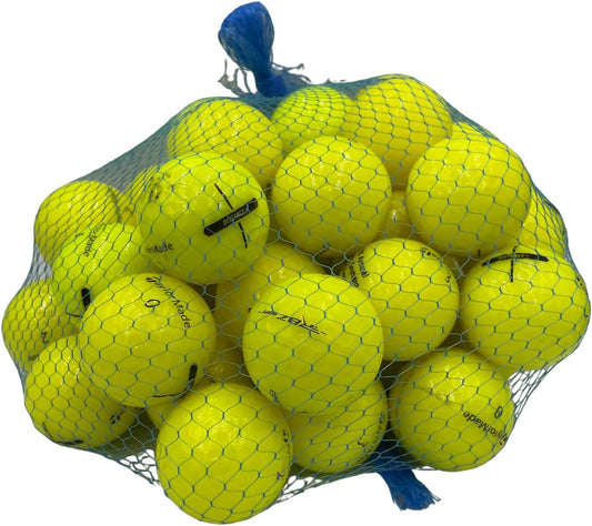 Yellow Used Golf Balls for Taylormade 4A/Near Mint