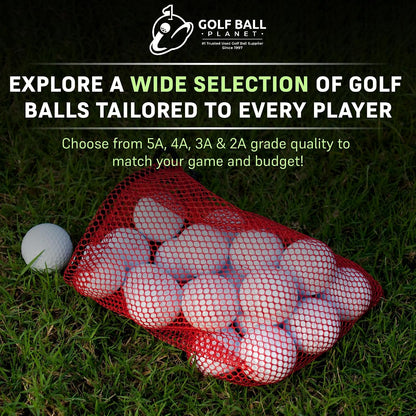 Yellow Used Golf Balls for Taylormade 4A/Near Mint