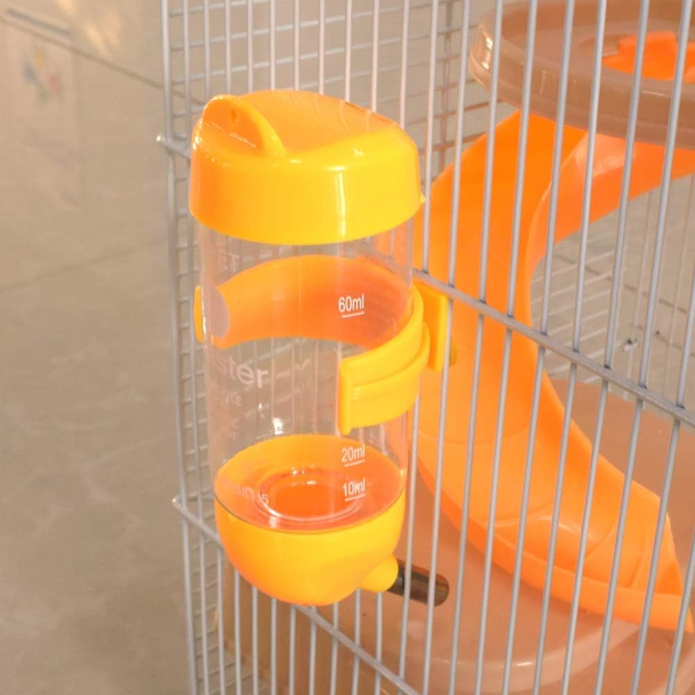 Hamster Drinking Fountains 80Ml Hanging Cage Water Bottle Small Pet Drinking Water Utensils KettleProfessional and Attractive