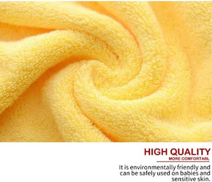Bathroom Hand Towels (14x30 inch), Home Soft Cotton Super Soft Highly Absorbent Hand Towel for Bath, Hand, Face, Gym and Spa,(Yellow 2 Pack)