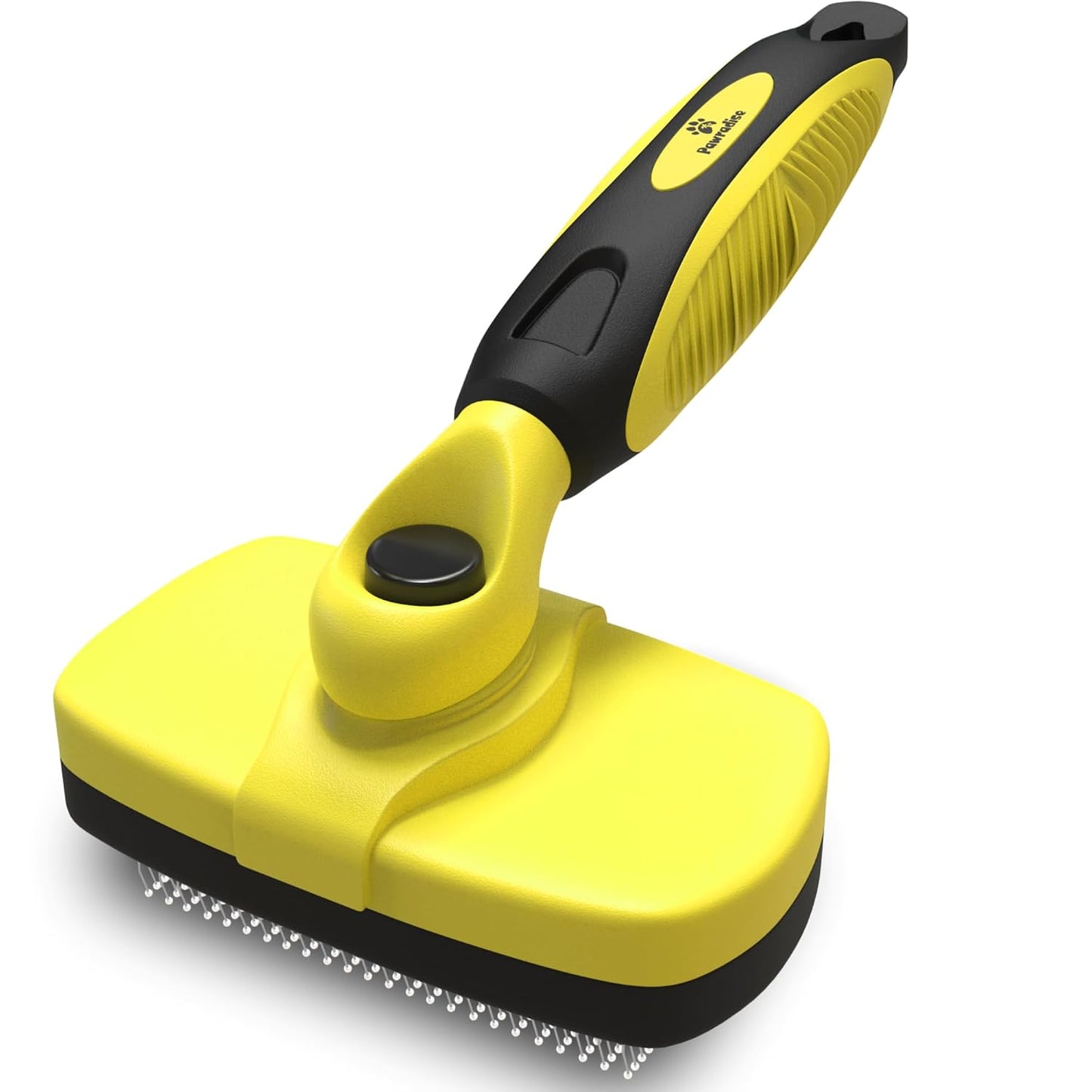Deshedding Dog Brush for Shedding – Self Clean Cat Brush Deshedding & Grooming Tool for Long Haired and Short Haired Dogs, Slicker Brushes for Dogs, Skin-Friendly, Retractable Bristles, Easy to Clean