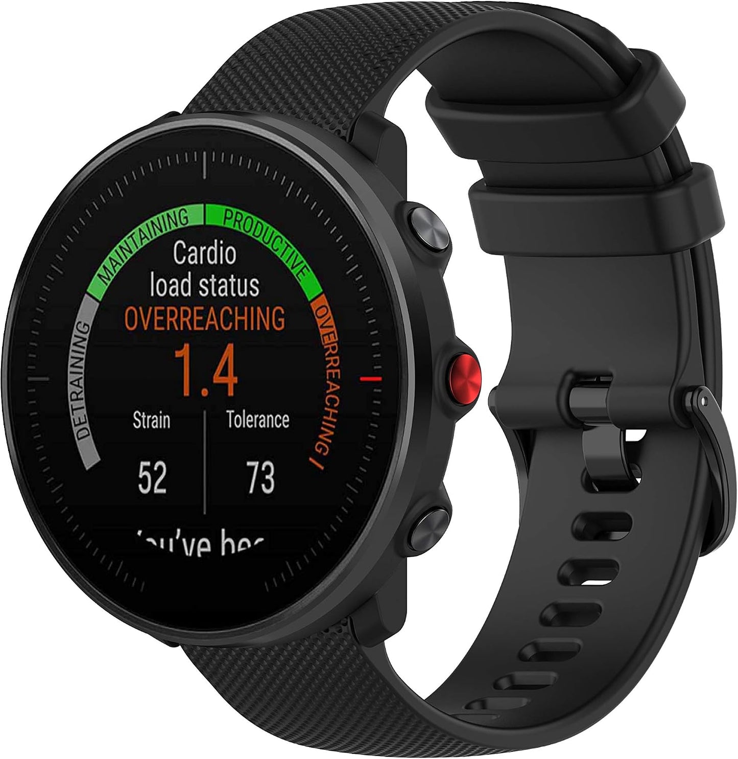 Bands Compatible with Polar Vantage M, 22mm Quick Release Replacement Sport Colourful Silicone Bracelet Strap Band Polar Vantage M Smartwatch, Soft and Durable (Black/Gray/Yellow)