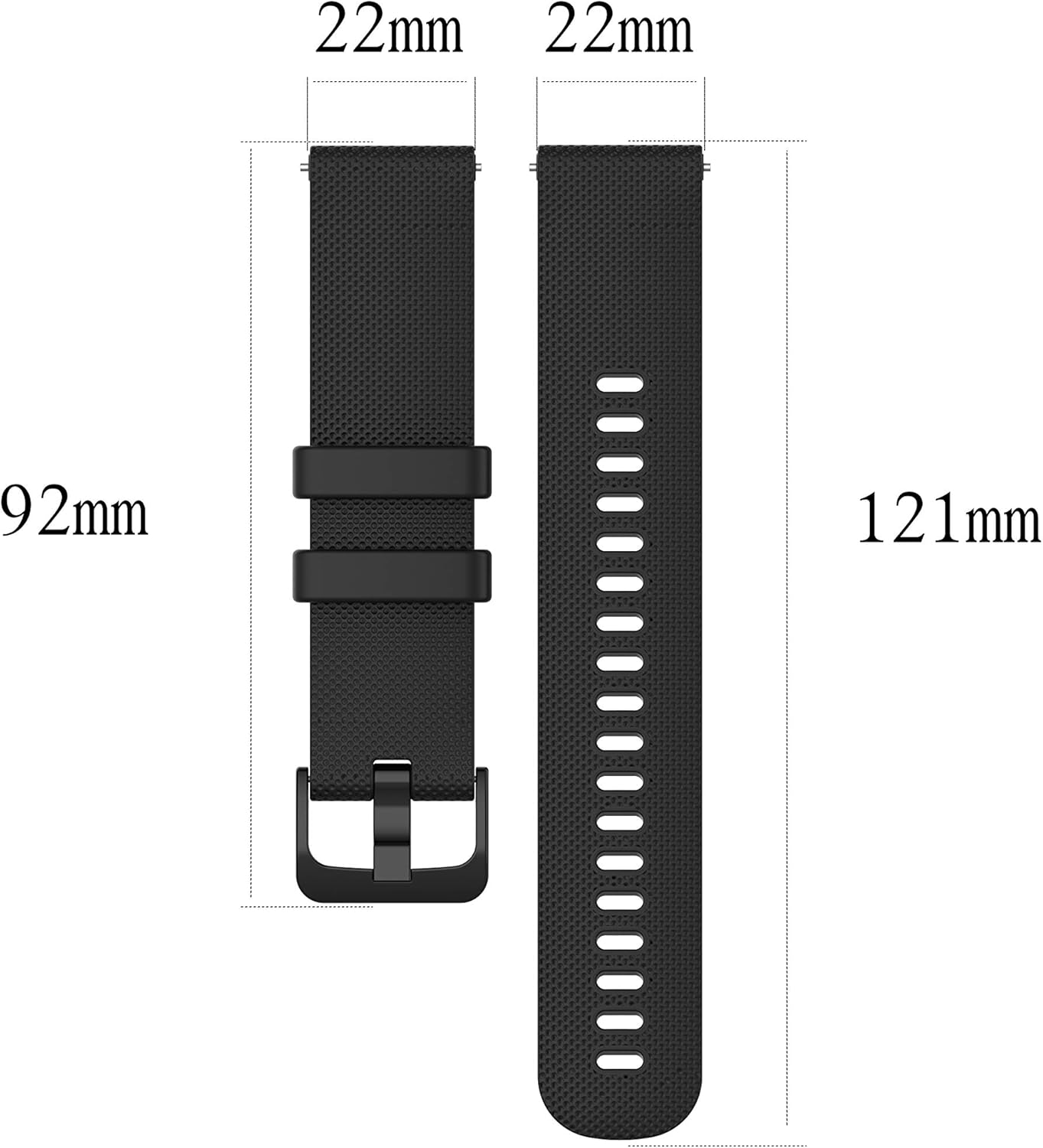 Bands Compatible with Polar Vantage M, 22mm Quick Release Replacement Sport Colourful Silicone Bracelet Strap Band Polar Vantage M Smartwatch, Soft and Durable (Black/Gray/Yellow)