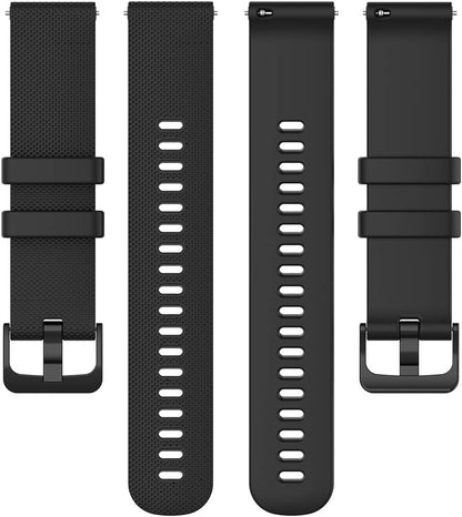 Bands Compatible with Polar Vantage M, 22mm Quick Release Replacement Sport Colourful Silicone Bracelet Strap Band Polar Vantage M Smartwatch, Soft and Durable (Black/Gray/Yellow)