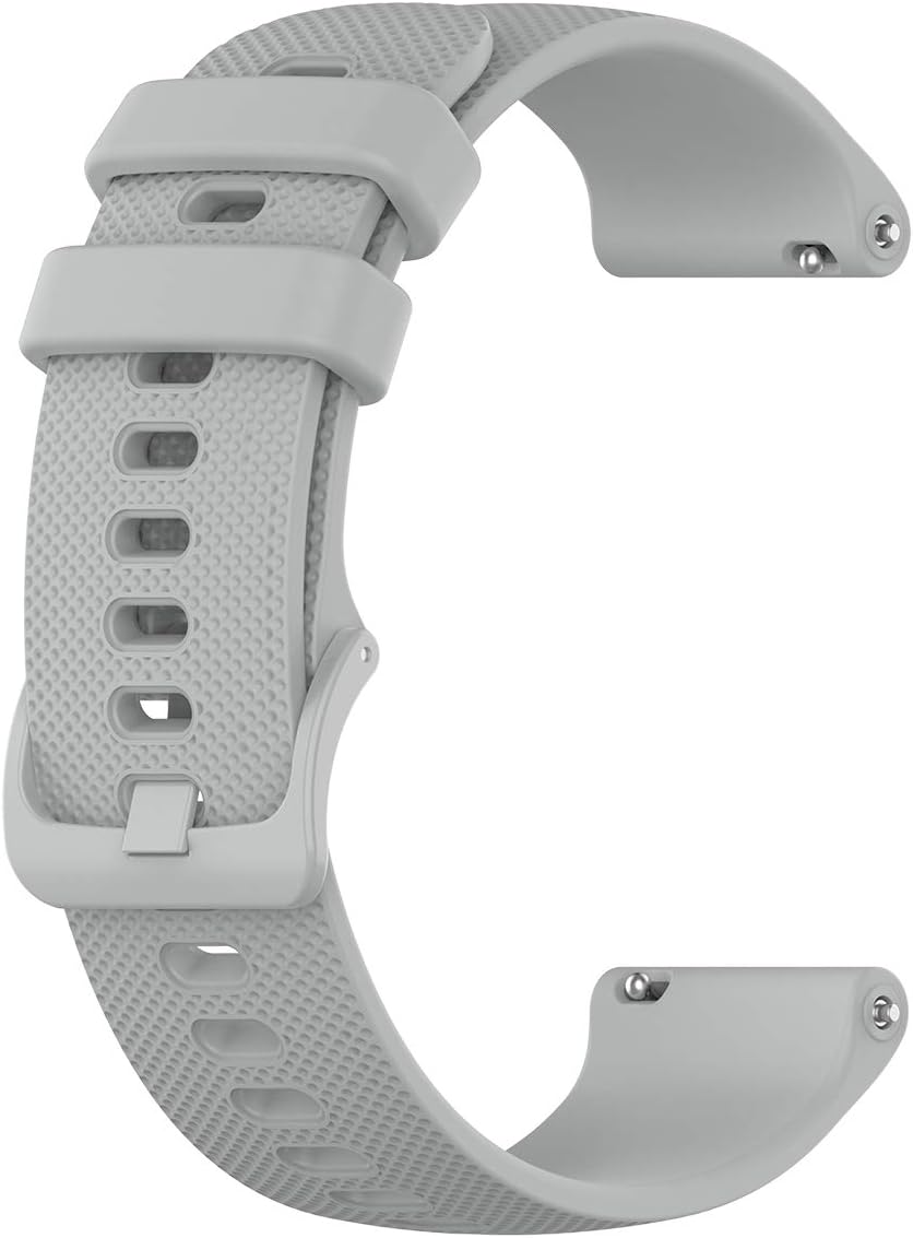 Bands Compatible with Polar Vantage M, 22mm Quick Release Replacement Sport Colourful Silicone Bracelet Strap Band Polar Vantage M Smartwatch, Soft and Durable (Black/Gray/Yellow)