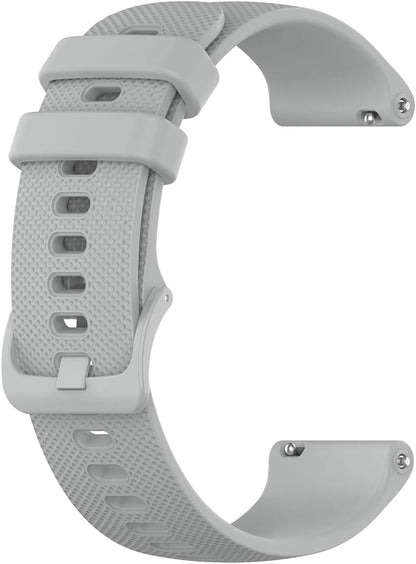 Bands Compatible with Polar Vantage M, 22mm Quick Release Replacement Sport Colourful Silicone Bracelet Strap Band Polar Vantage M Smartwatch, Soft and Durable (Black/Gray/Yellow)